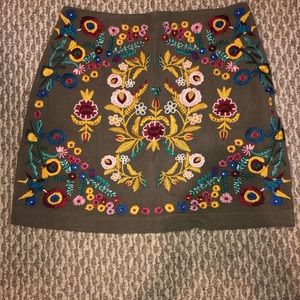 Altar’d State Embroidered Skirt